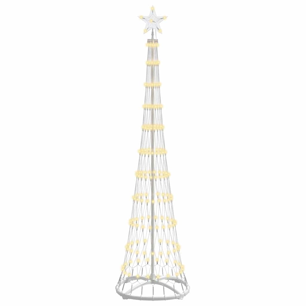 LED božićno drvce Topla bijela 51 x 51 x 190 cm Metal
