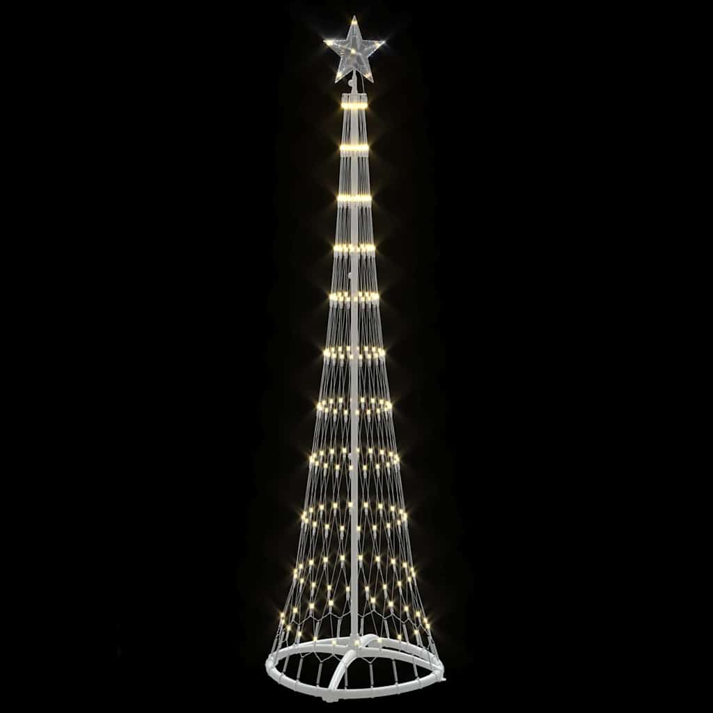 LED božićno drvce Topla bijela 51 x 51 x 190 cm Metal