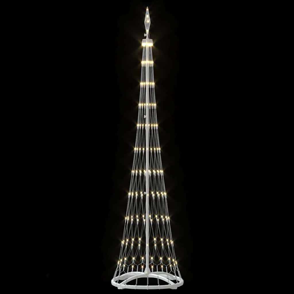 LED božićno drvce Topla bijela 51 x 51 x 190 cm Metal