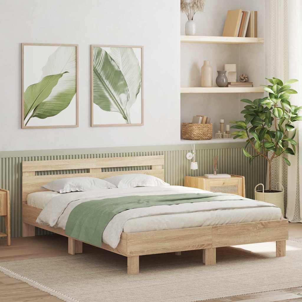 Krevetna konstrukcija Sonoma 152 x 203 cm Konstruirano drvo