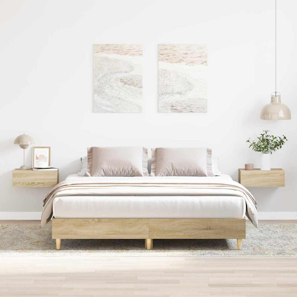 Krevetna konstrukcija 2 pcs Sonoma 152 x 203 cm