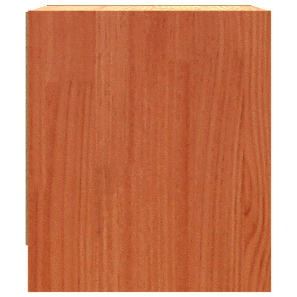 Noćni ormarići Vosak smeđa 40 x 30.5 x 35.5 cm Borovina