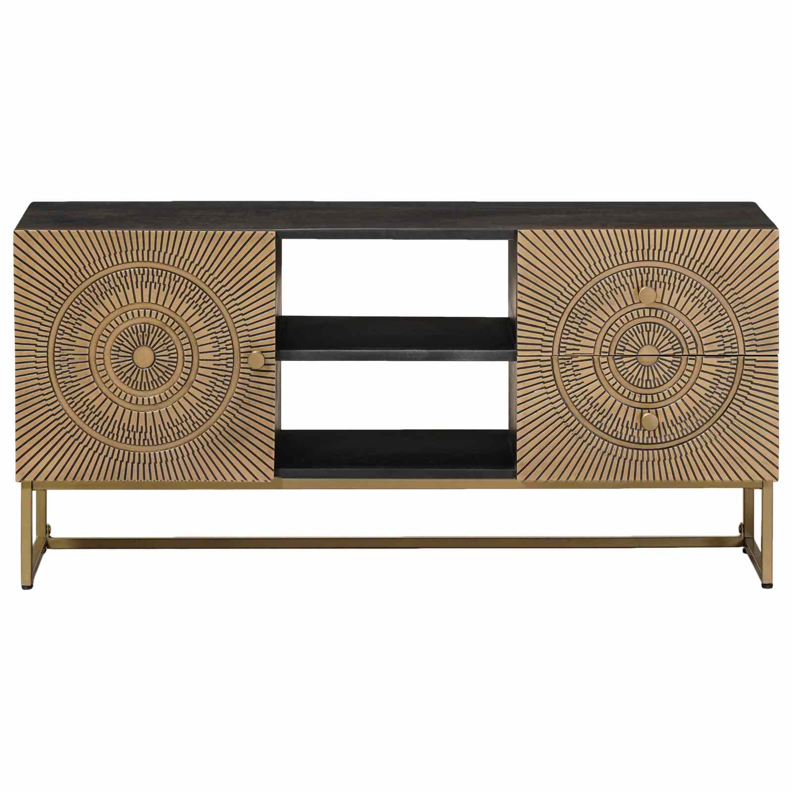 TV ormar s ladicama s policom s pohranom Mjed 105 x 30 x 50 cm