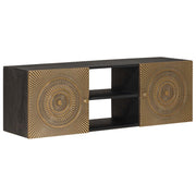 TV ormar s policom s pohranom s vratima Mjed 105 x 30 x 35 cm