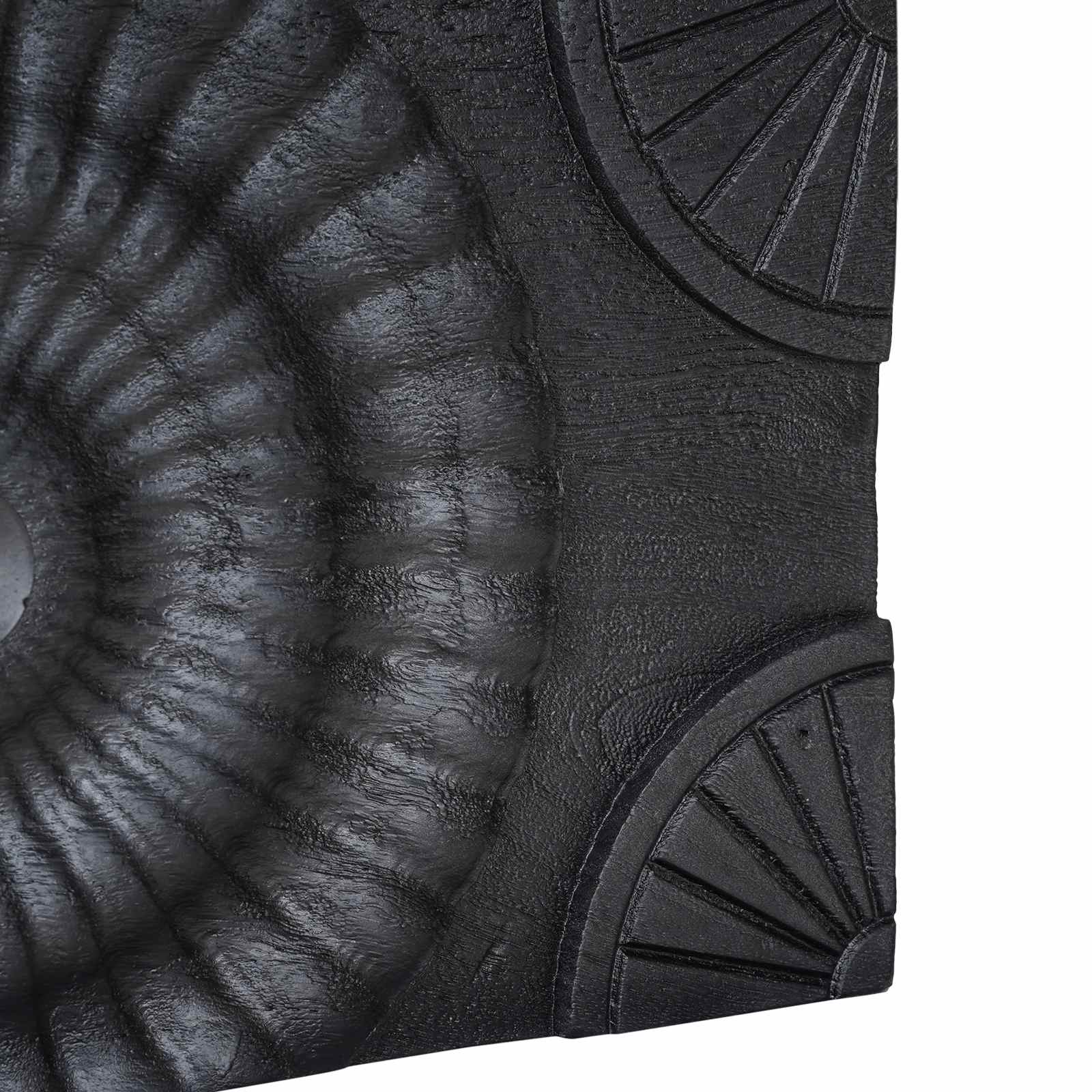 Noćni ormar s ladicama Crna 40 x 30 x 20 cm