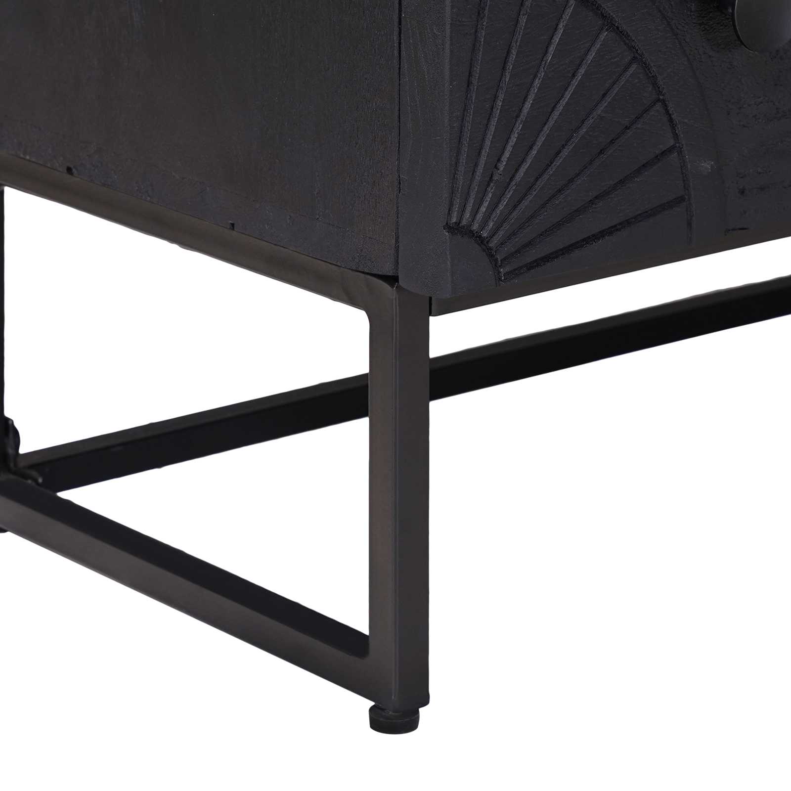 Ormar s ladicama s ladicama Crna 75 x 30 x 65 cm