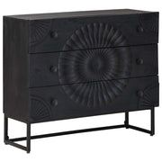 Ormar s ladicama s ladicama Crna 75 x 30 x 65 cm