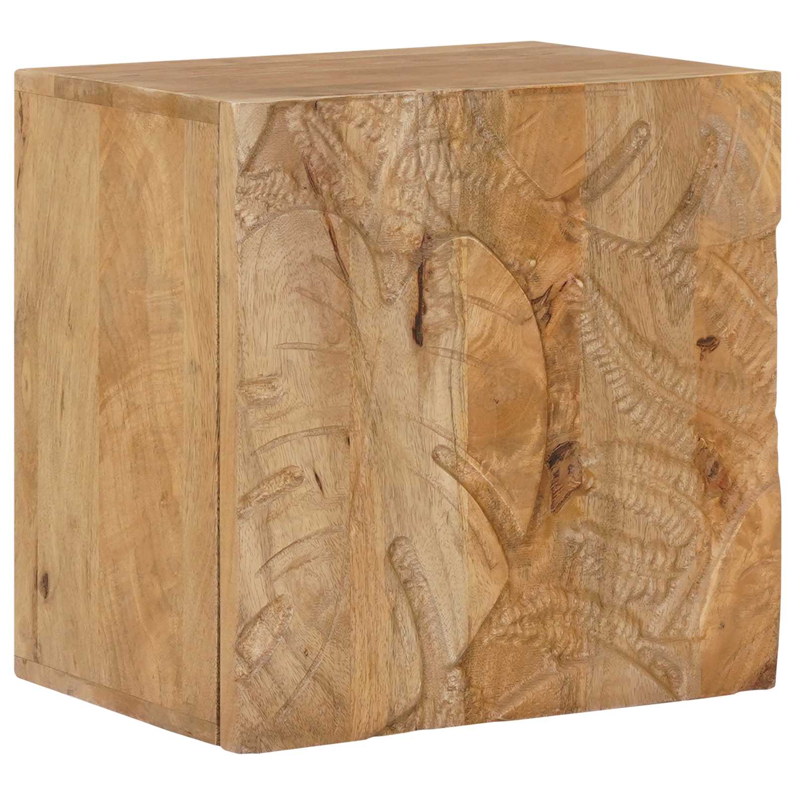 Ručno rađeni noćni ormarić Tamnije smeđi teak 40x30x40 cm