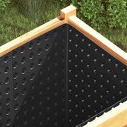 Pucketana odvodna ploča 2 pcs Crna 0,5 x 20 m HDPE