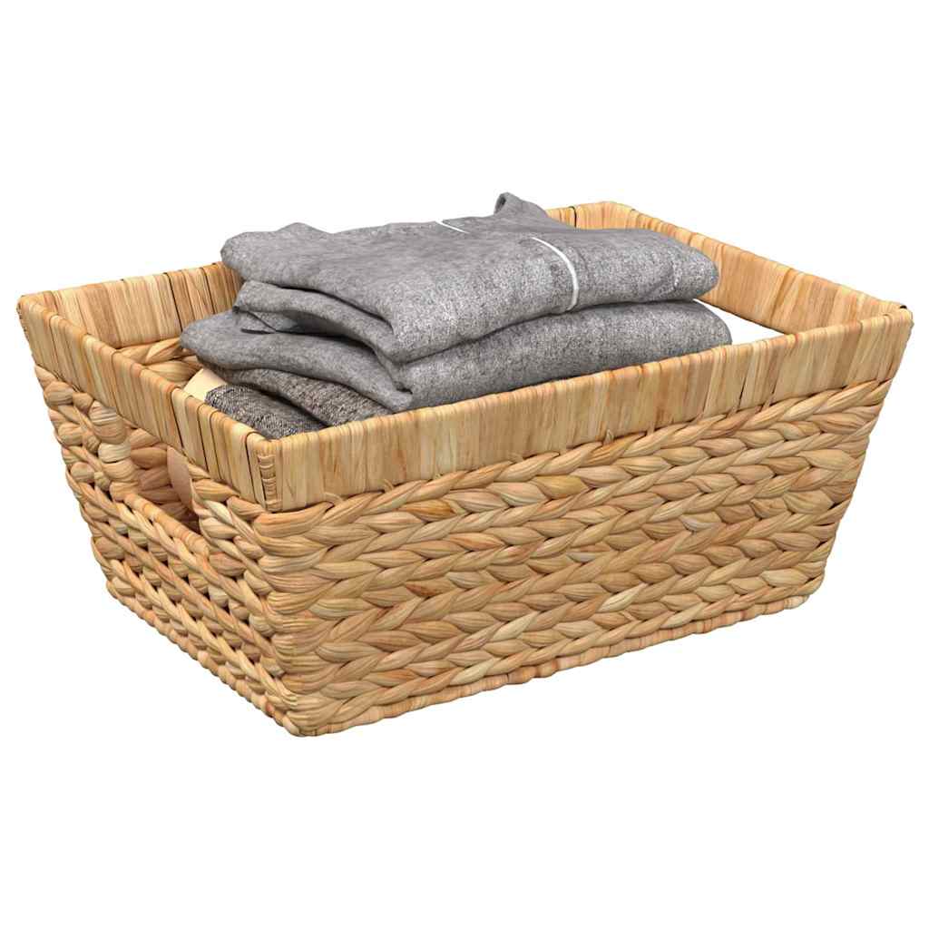 Košare za pohranu 2 pcs Prirodna 38 x 28 x 15 cm Zumbul