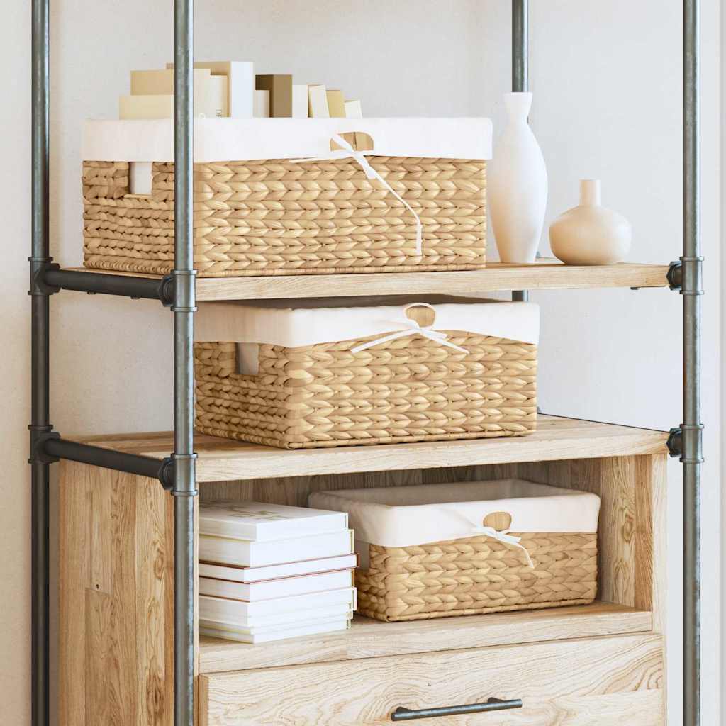 Košare za pohranu 3 pcs Prirodna Zumbul