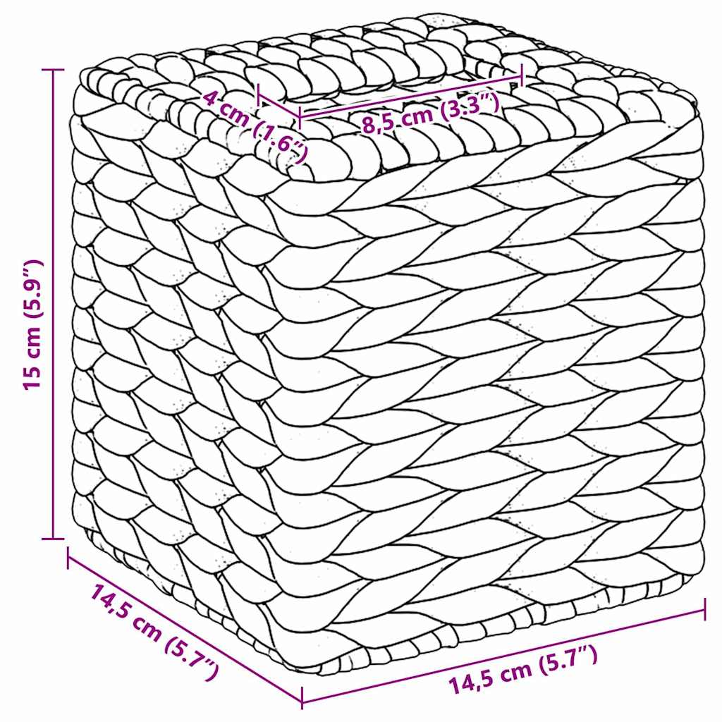 Oklopi za kutije maramica 2 pcs Zumbul 14,5 x 14,5 x 15 cm