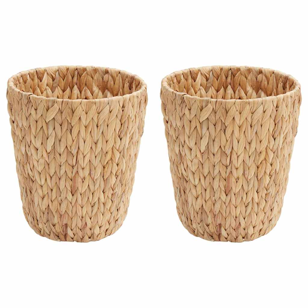 Kante za papirni otpad 2 pcs Prirodna 26 x 26 x 29 cm Zumbul