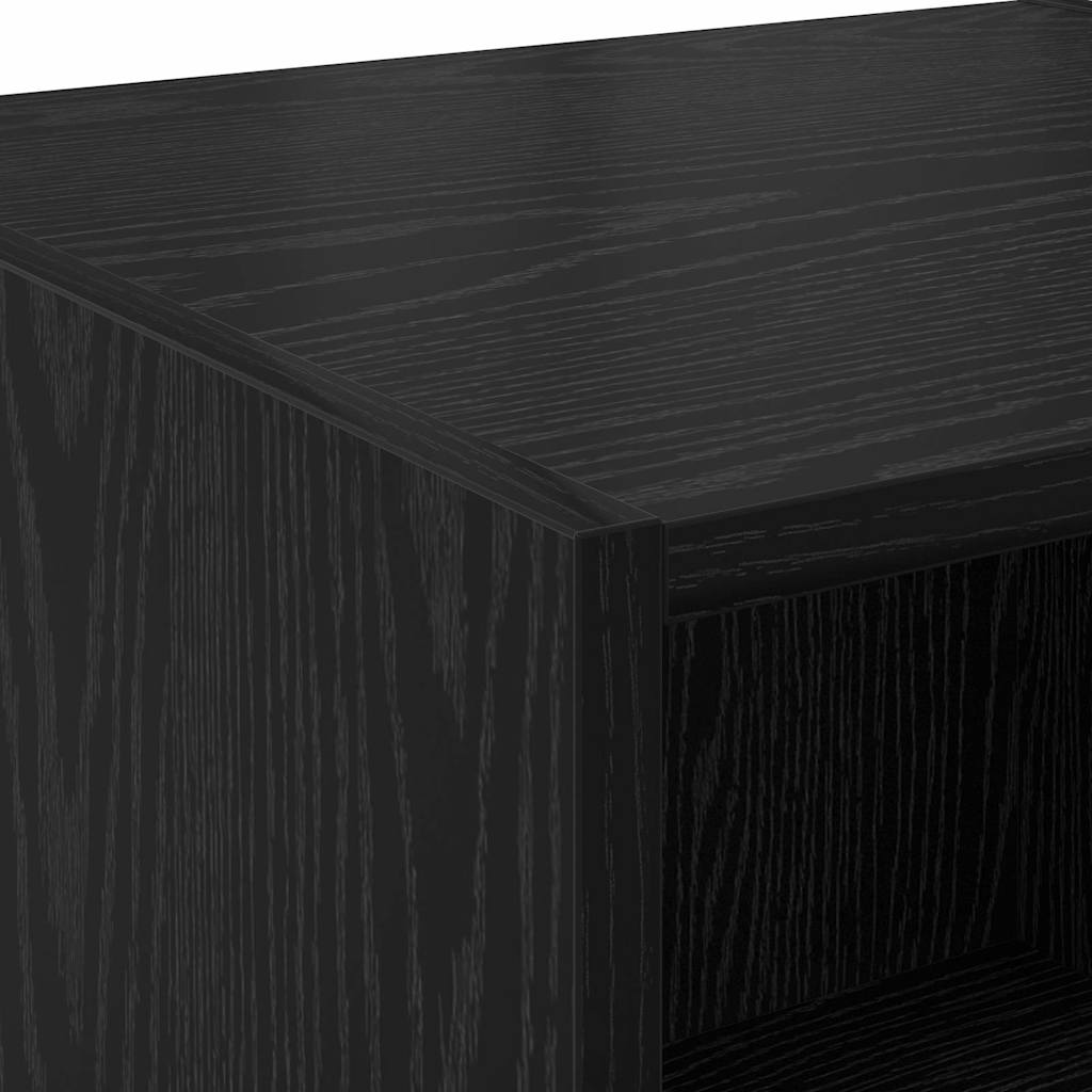 Highboard Crni hrast 80 x 42,5 x 185 cm Konstruirano drvo