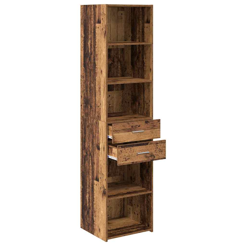 Highboard Staro drvo 45 x 42,5 x 185 cm Konstruirano drvo