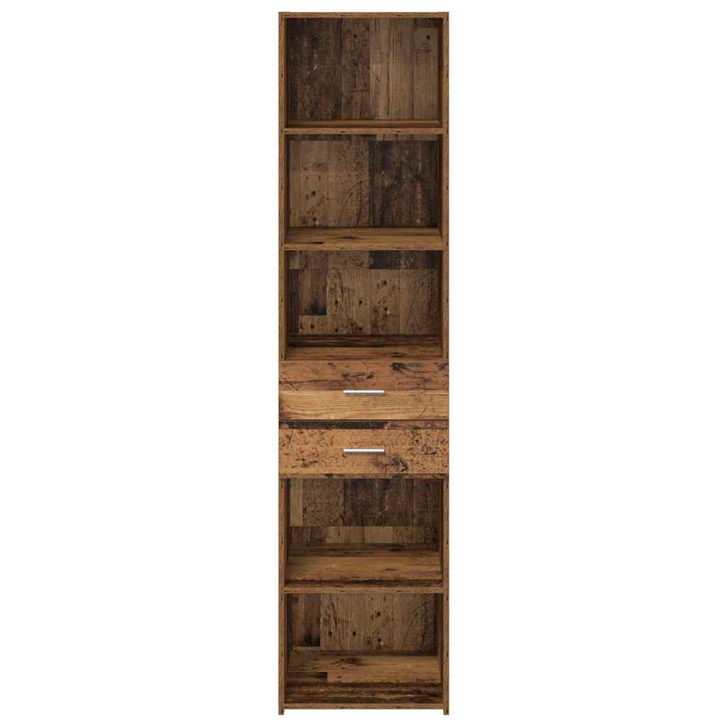 Highboard Staro drvo 45 x 42,5 x 185 cm Konstruirano drvo