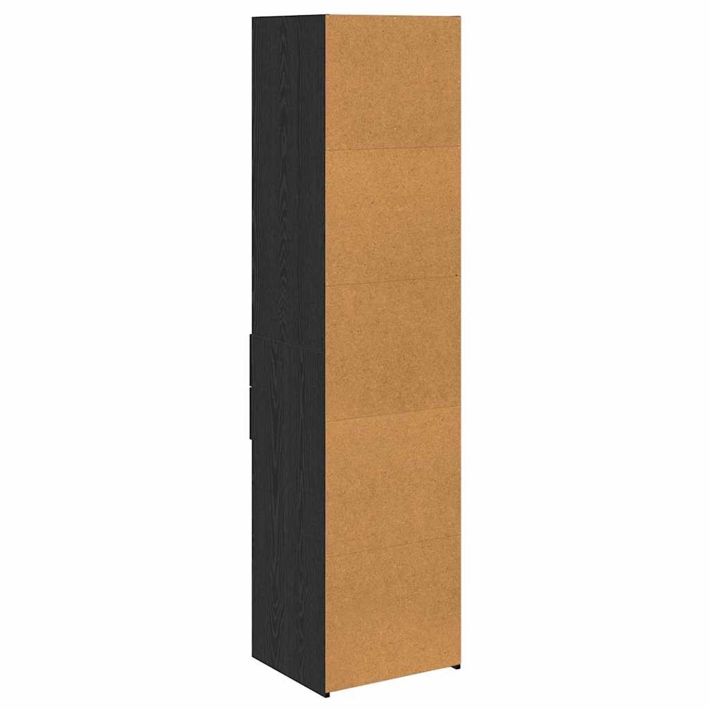 Highboard Crni hrast 45 x 42,5 x 185 cm Konstruirano drvo