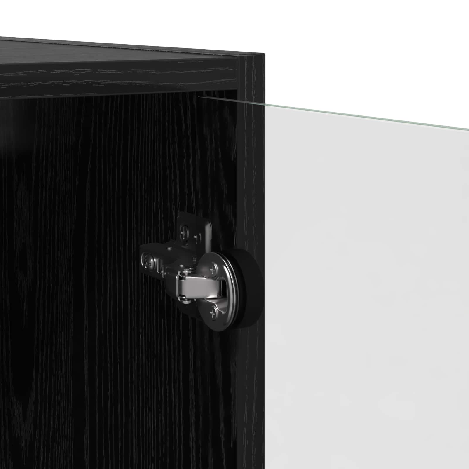 Highboard 2 pcs Crni hrast 68 x 37 x 142 cm Konstruirano drvo