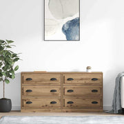 Komode s ladicama 2 pcs Umjetnički hrast 70 x 35,5 x 67,5 cm