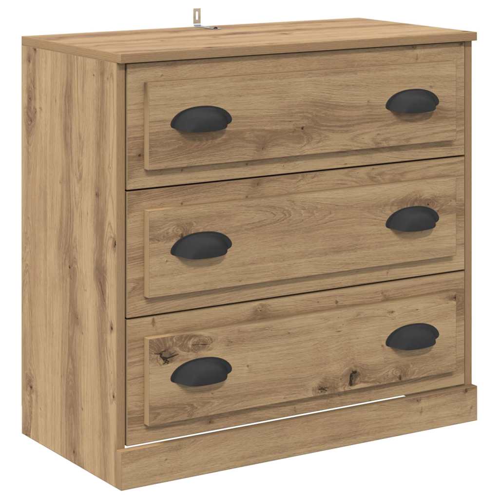 Komode s ladicama 2 pcs Umjetnički hrast 70 x 35,5 x 67,5 cm