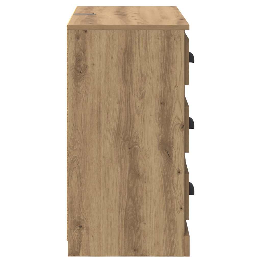 Komode s ladicama 2 pcs Umjetnički hrast 70 x 35,5 x 67,5 cm