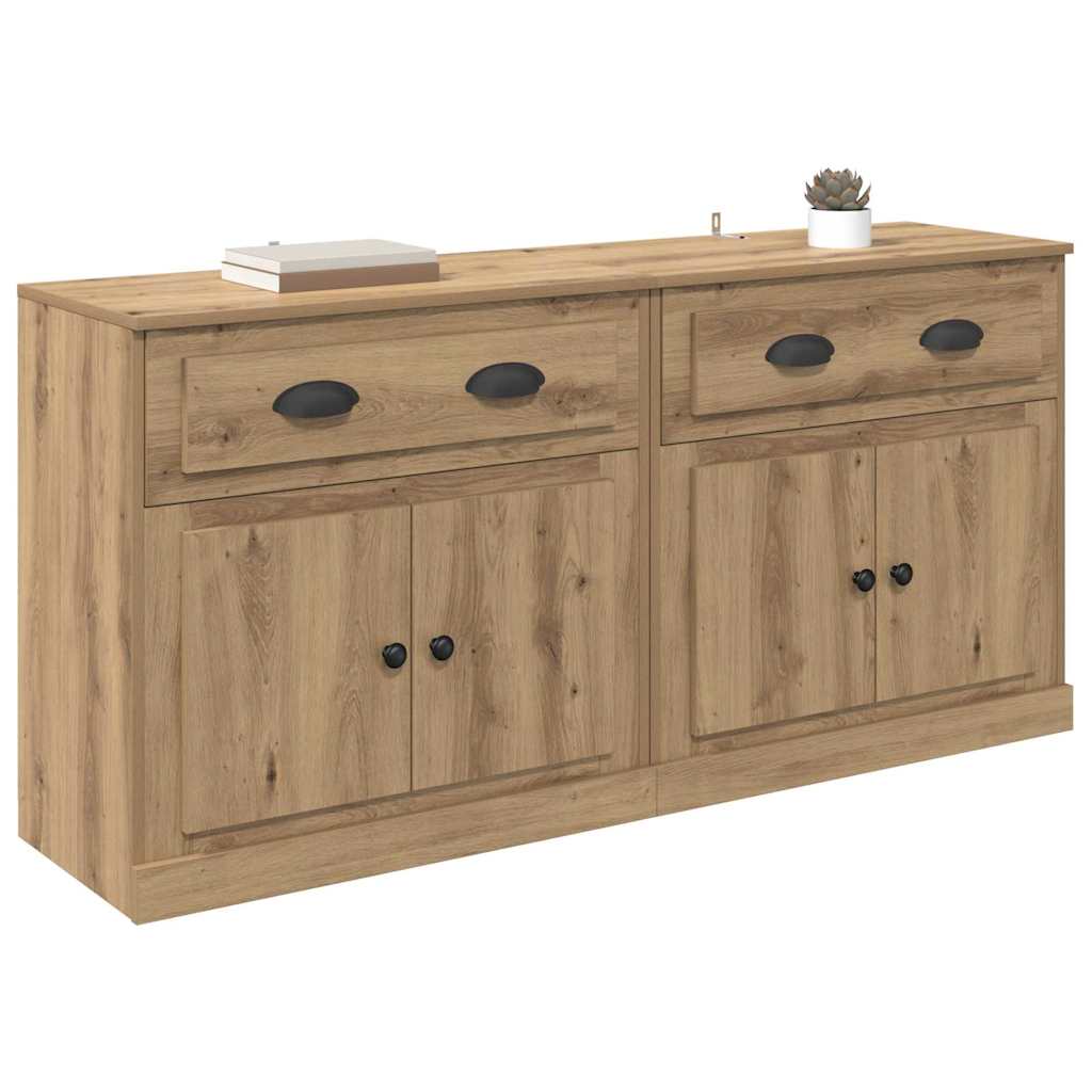 Komode s ladicama 2 pcs Umjetnički hrast 70 x 35,5 x 67,5 cm