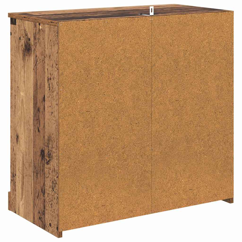 Komode 2 pcs Staro drvo 70 x 35,5 x 67,5 cm Konstruirano drvo
