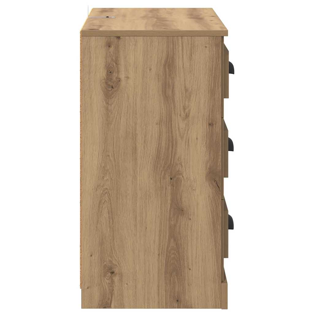 Komode s ladicama 2 pcs Umjetnički hrast 70 x 35,5 x 67,5 cm