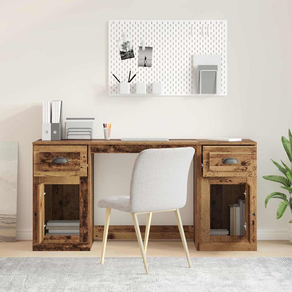 Stol s ormarom Staro drvo 154,5 x 50 x 75 cm Konstruirano drvo