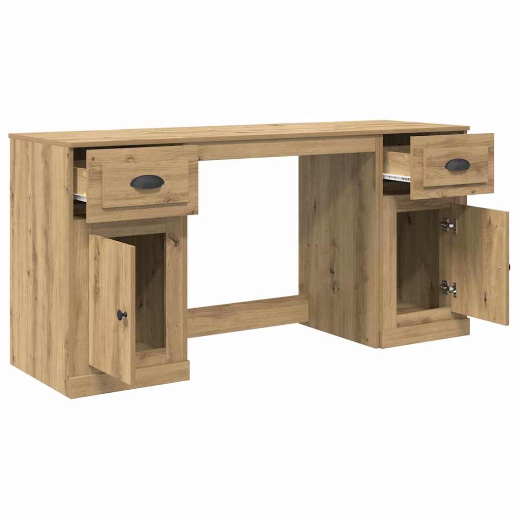 Stol s ormarom s ladicama Umjetnički hrast 154,5 x 50 x 75 cm