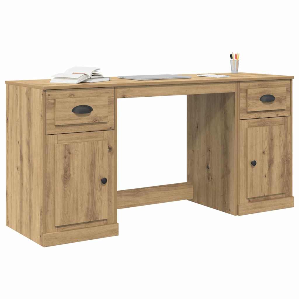 Stol s ormarom s ladicama Umjetnički hrast 154,5 x 50 x 75 cm