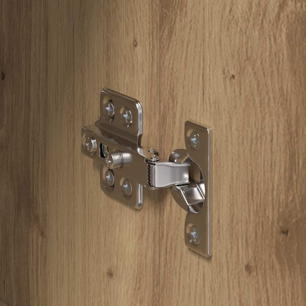 Kabinetski zidni Zidne 2 pcs Umjetnički hrast 69,5 x 34 x 90 cm