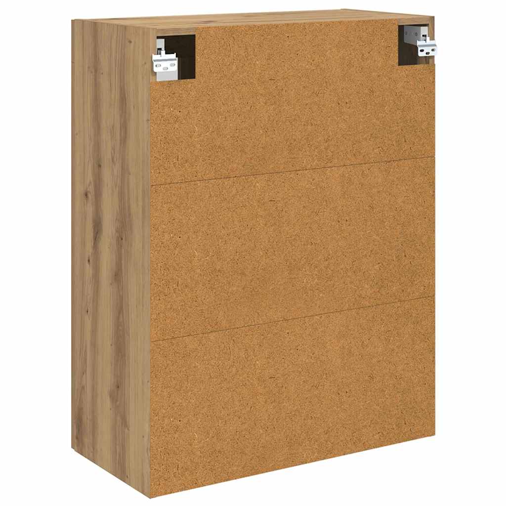 Kabinetski zidni Zidne 2 pcs Umjetnički hrast 69,5 x 34 x 90 cm