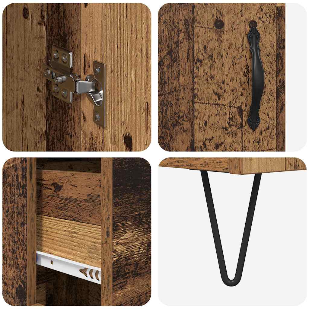 Highboard Staro drvo 69,5 x 34 x 90 cm Konstruirano drvo