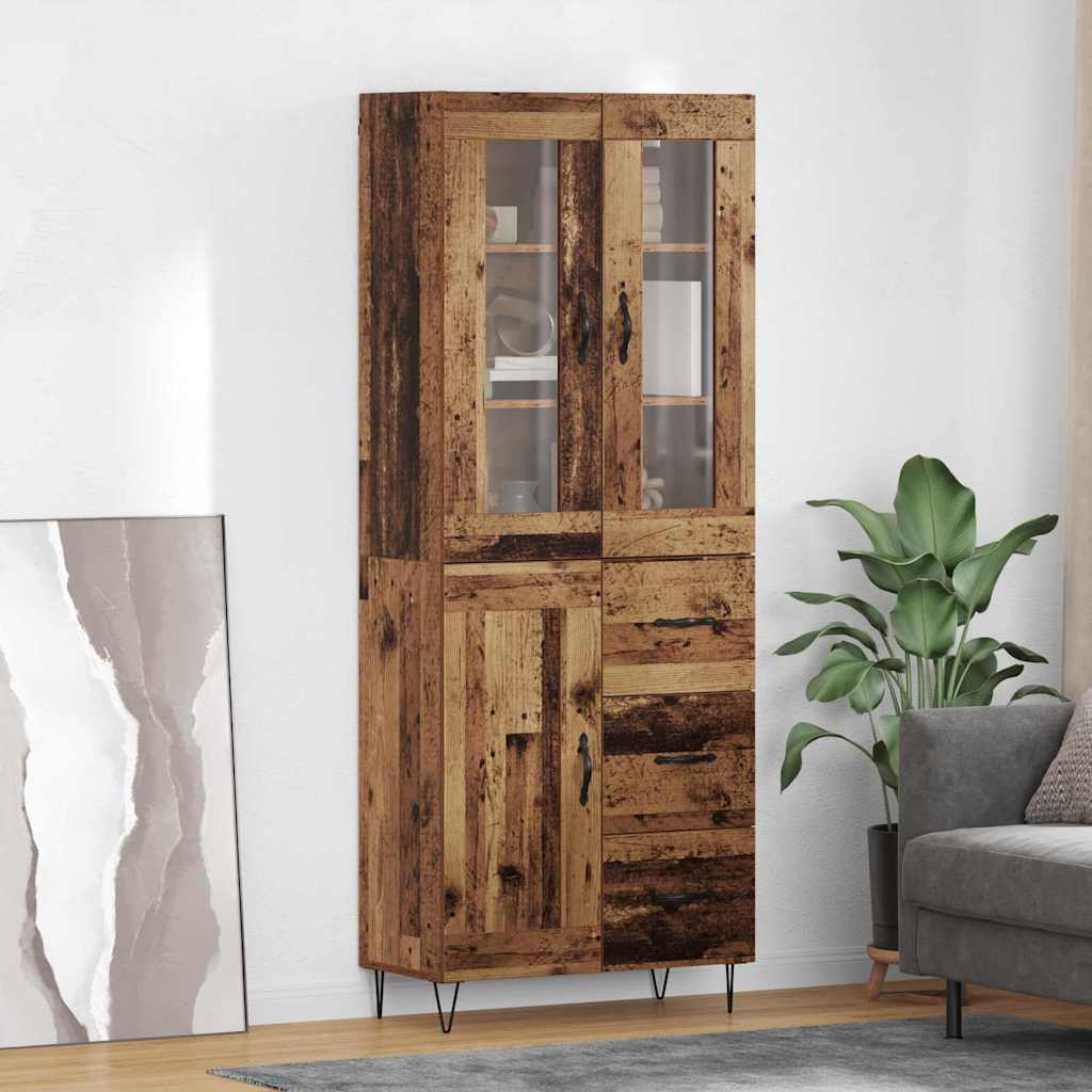 Highboard Staro drvo 69,5 x 34 x 90 cm Konstruirano drvo