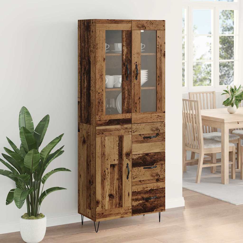 Highboard Staro drvo 69,5 x 34 x 90 cm Konstruirano drvo