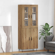Highboard Umjetnički hrast 69,5 x 34 x 180 cm Konstruirano drvo