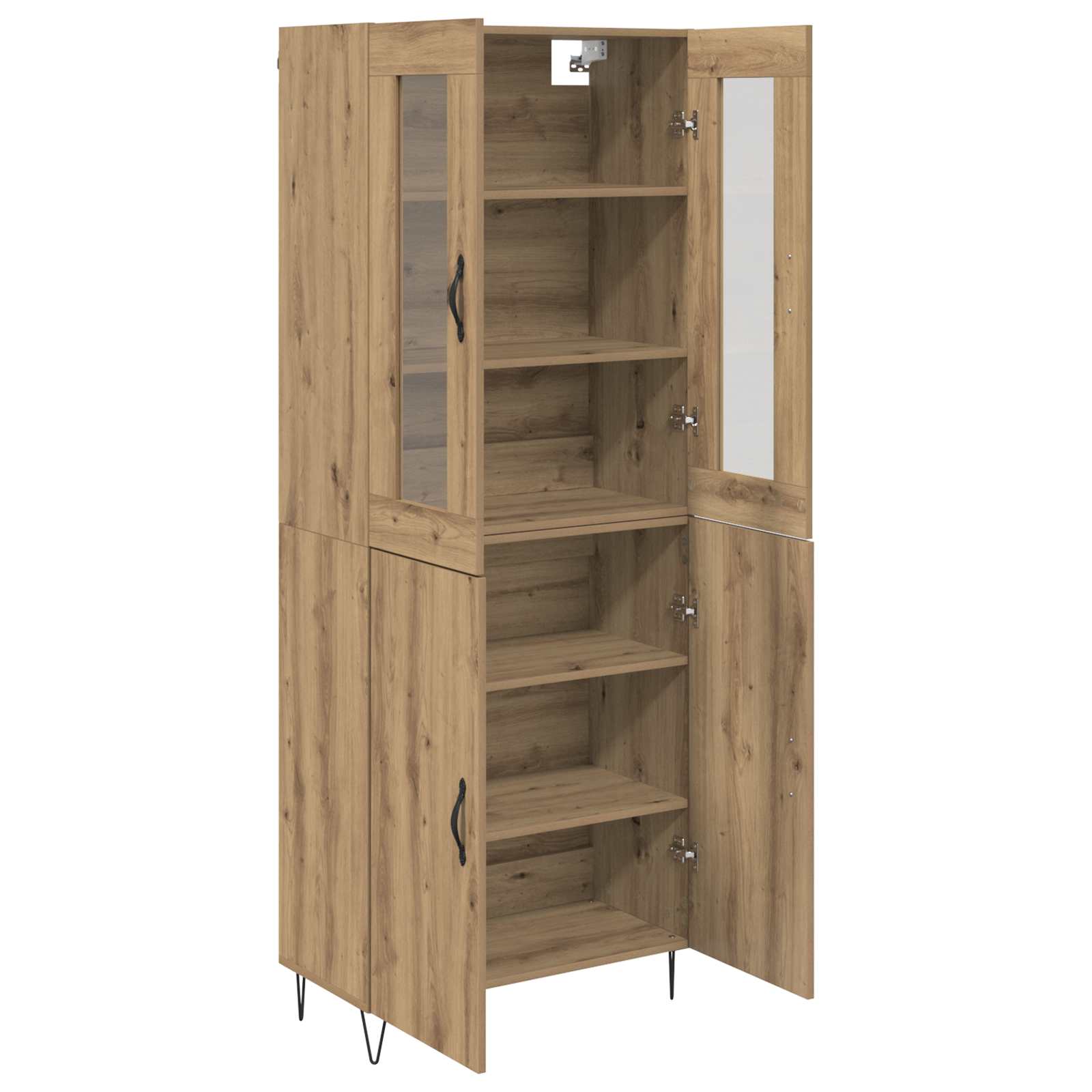 Highboard Umjetnički hrast 69,5 x 34 x 180 cm Konstruirano drvo