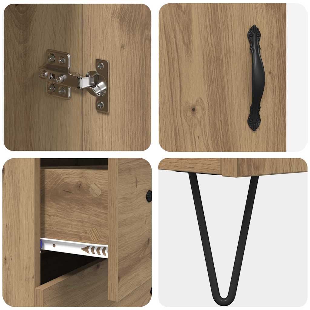 Highboard Umjetnički hrast 69,5 x 34 x 90 cm Konstruirano drvo