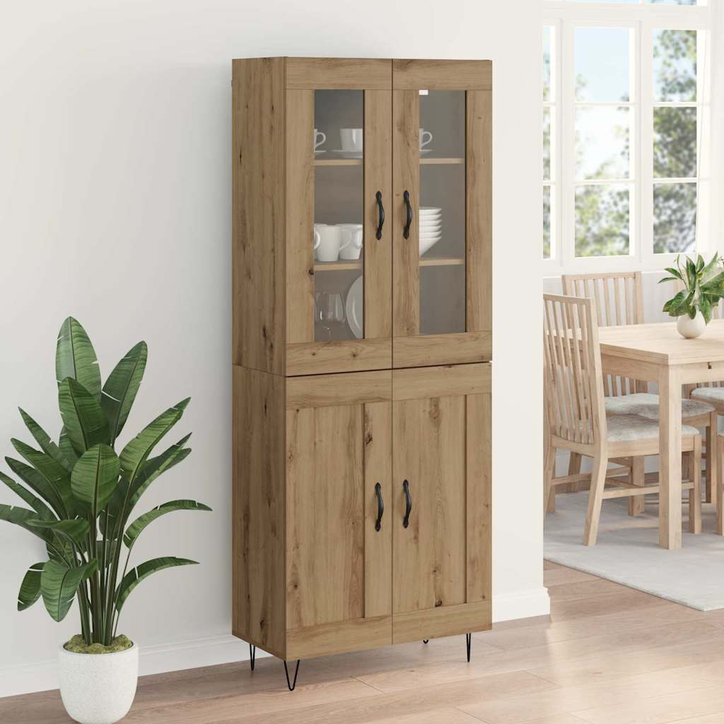 Highboard Umjetnički hrast 69,5 x 34 x 90 cm Konstruirano drvo