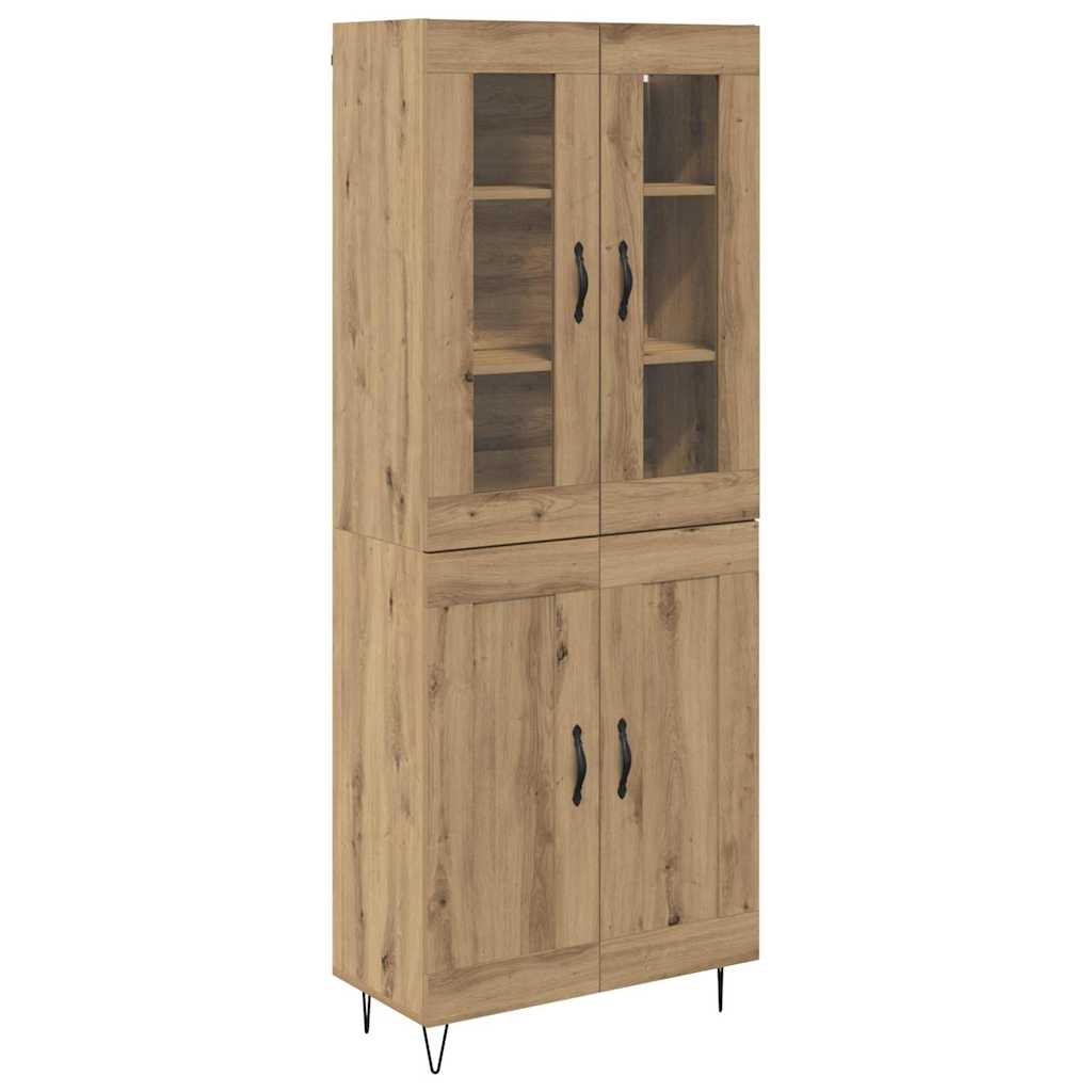Highboard Umjetnički hrast 69,5 x 34 x 90 cm Konstruirano drvo