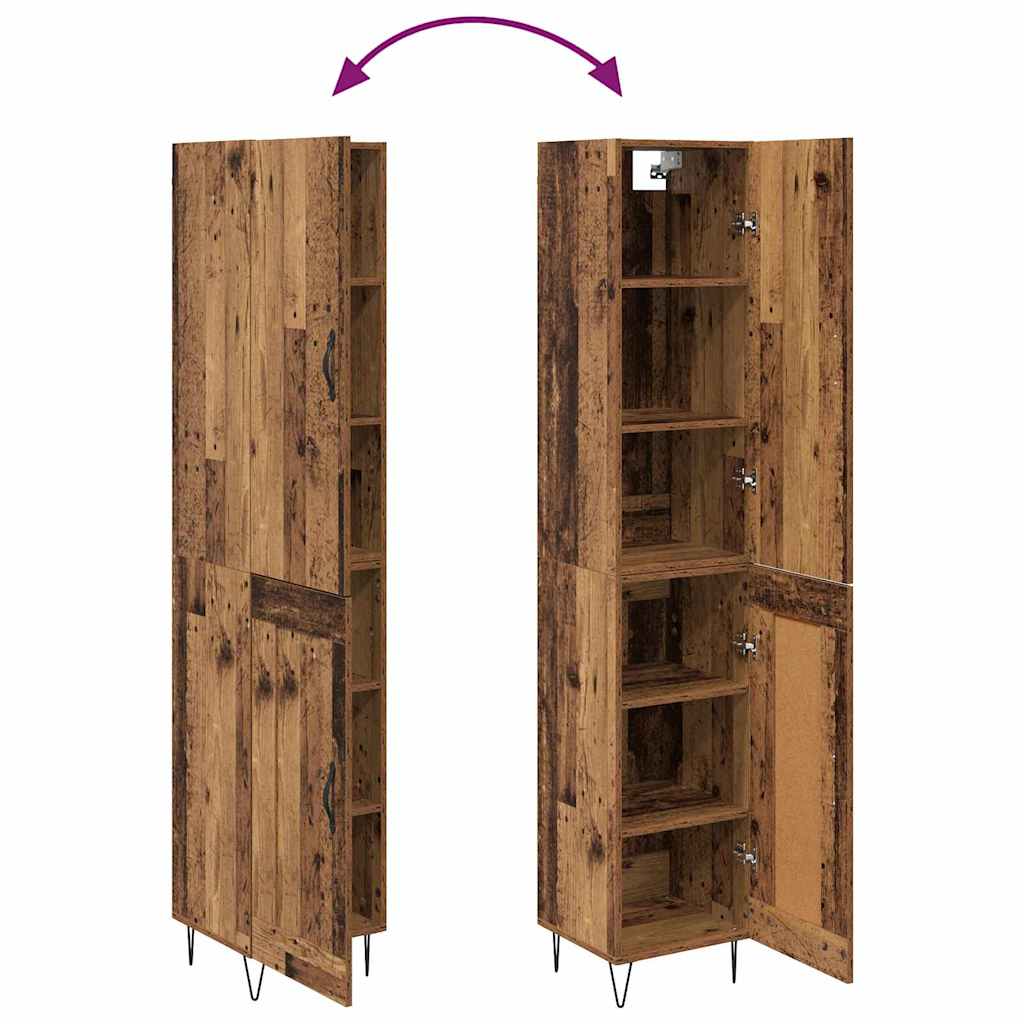 Highboard Staro drvo 34,5 x 34 x 90 cm Konstruirano drvo
