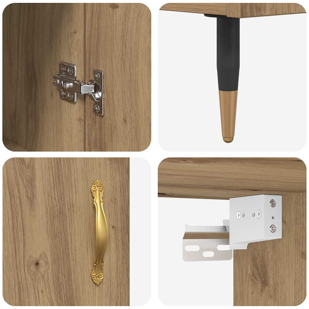 Highboard Umjetnički hrast 69,5 x 34 x 90 cm Konstruirano drvo