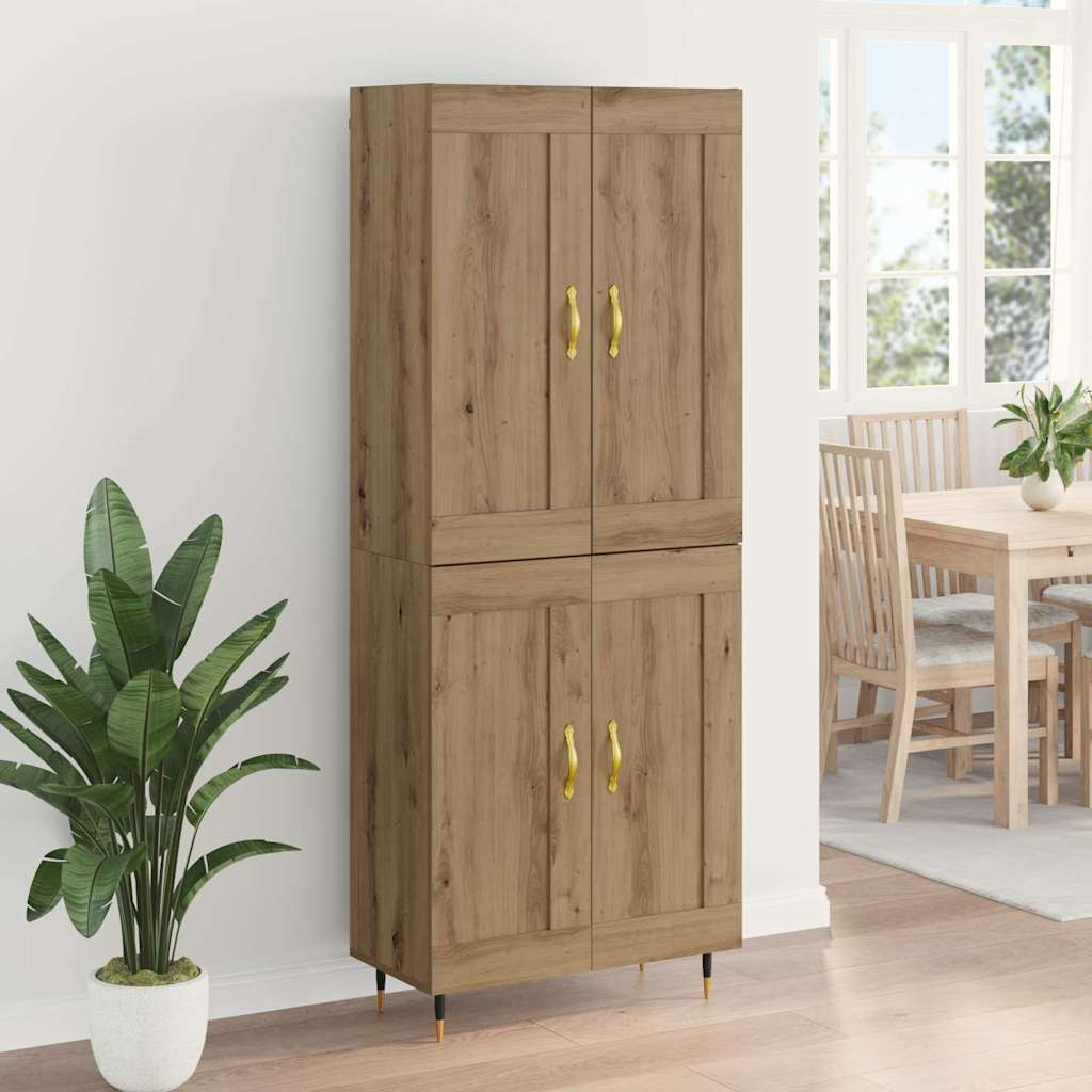 Highboard Umjetnički hrast 69,5 x 34 x 90 cm Konstruirano drvo