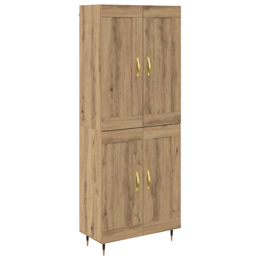 Highboard Umjetnički hrast 69,5 x 34 x 90 cm Konstruirano drvo
