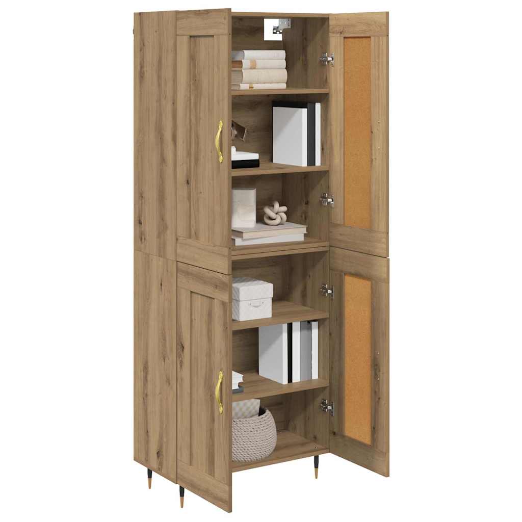 Highboard Umjetnički hrast 69,5 x 34 x 90 cm Konstruirano drvo