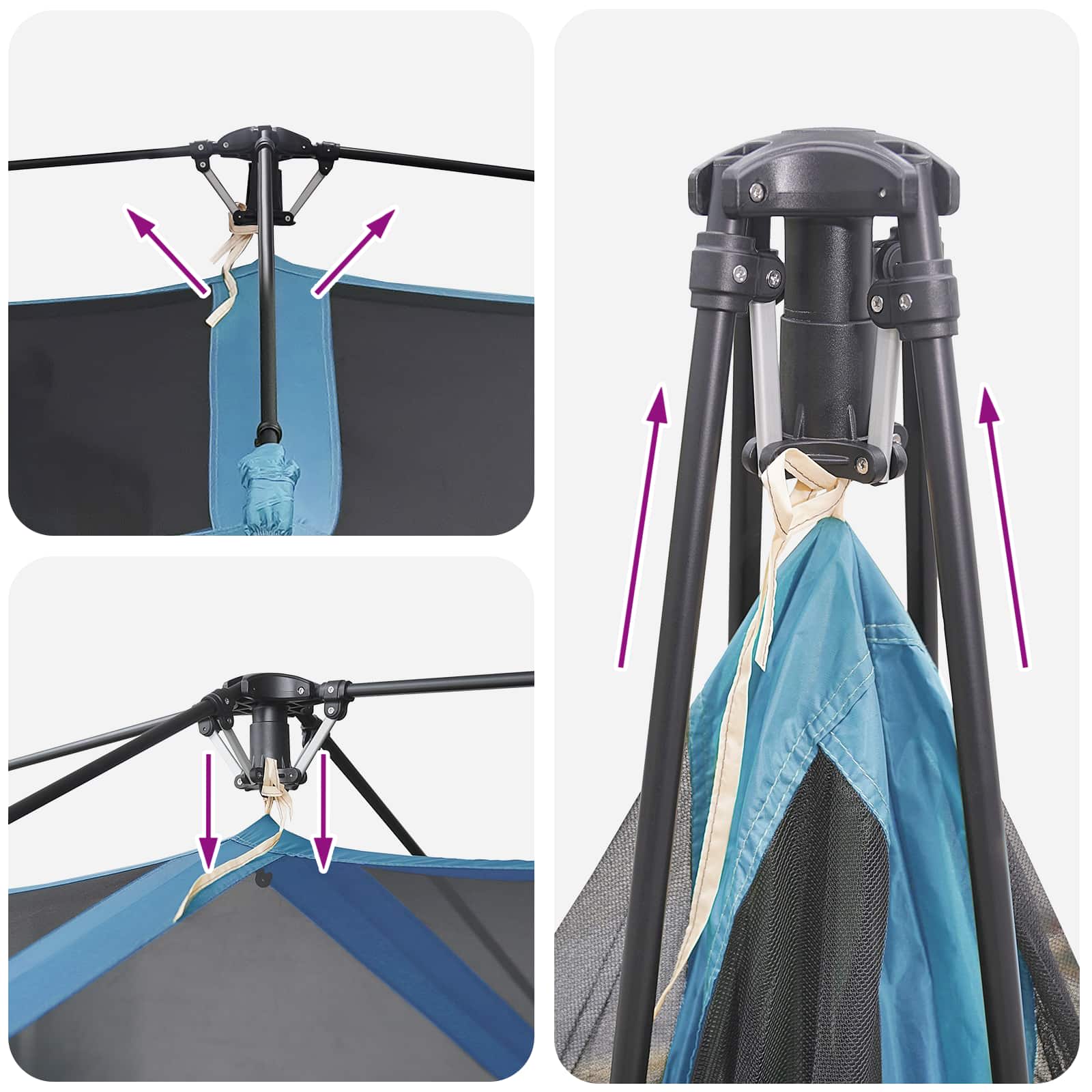 Instant šator Plava 340 x 280 x 190 cm
