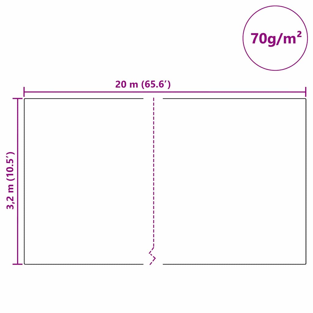 Flis za zaštitu biljaka od mraza Zelena 20 x 3,2 m