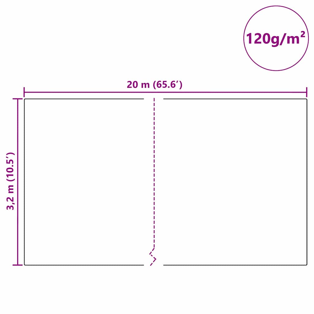 Flis za zaštitu biljaka od mraza Zelena 20 x 3,2 m