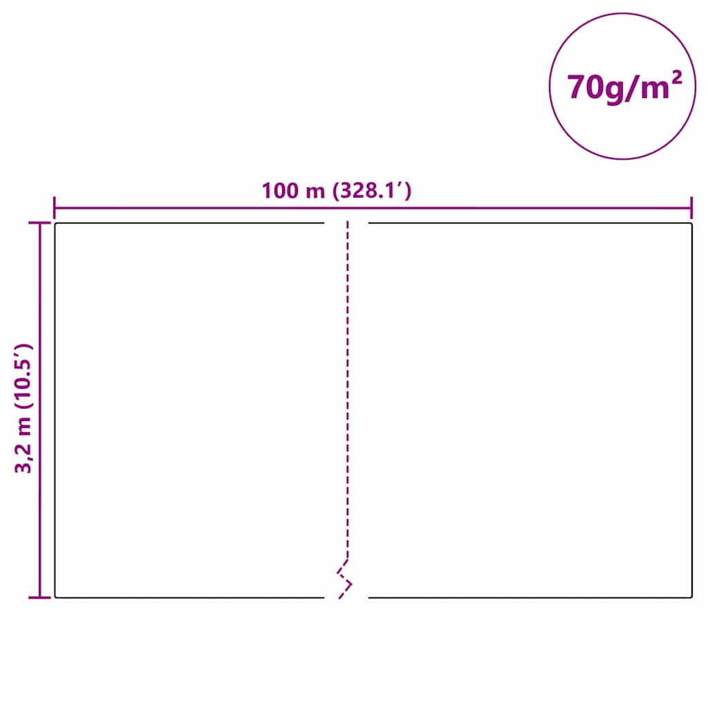 Flis za zaštitu biljaka od mraza Bež 100 x 3,2 m